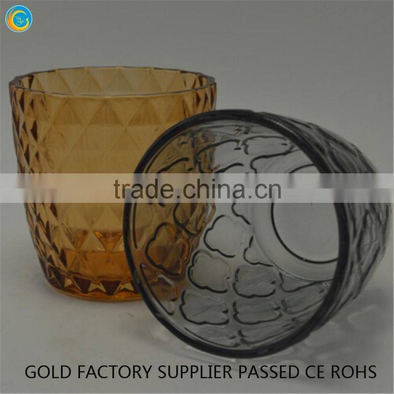 Sprayed yellow light candle lamp warmer candle holders