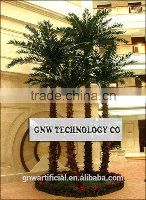 Artificial Royal Palm Trees Real Barks Garden Decoration APM023 GNW