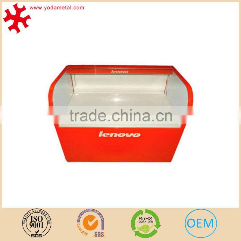 Shopping mall glass retail mobile cell phone display case cabinet