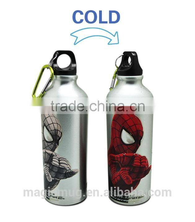 color change aluminum advertisement bottle
