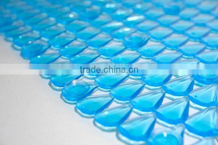 Top level eco friendly non slip anti slip pvc bath mat