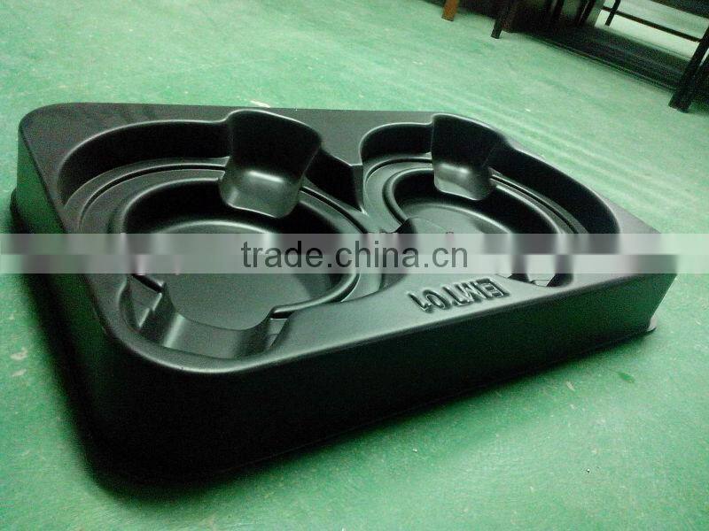 china factory ABS plastic thermoforming blister process ESD tray