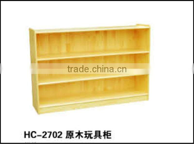 $50 (HC-2702) Three floors storage cabinet, wooden toy cabinet, used daycare furniture sale 24H Whatsapp Service 008613070202901