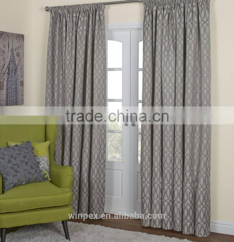 Hot Sell Window Curtain, Faux Linen Curtain
