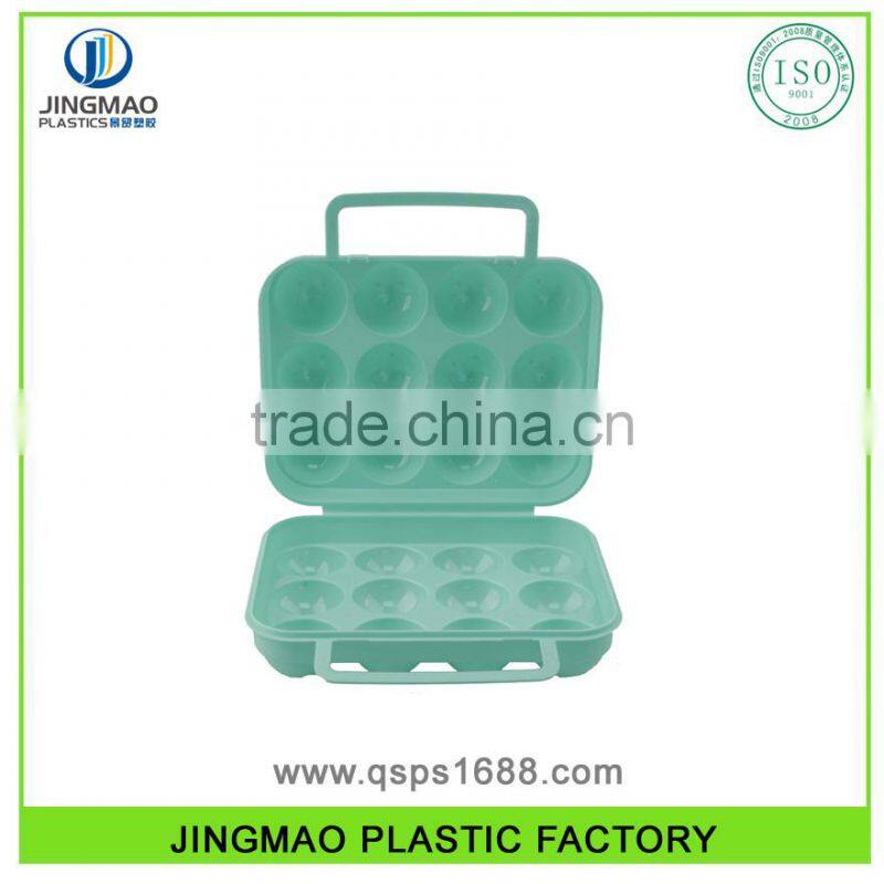 Novelty Design 12 Cavities Egg Shaped Plastic Container