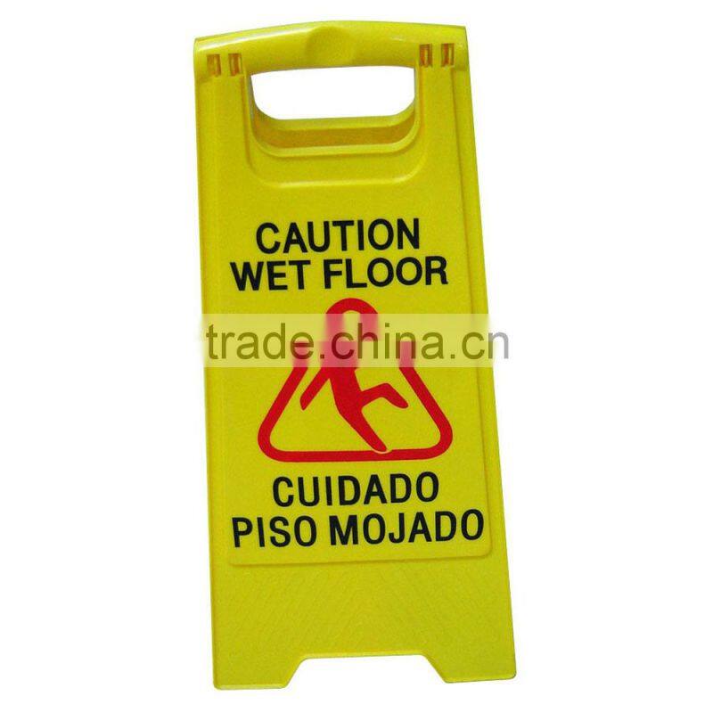 Green red colorful warning sign, caution sign board