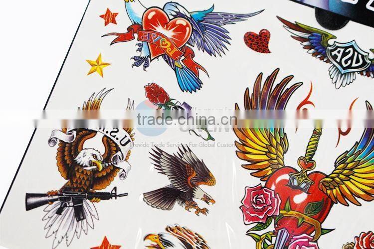 Eagle Pattern Tattoo Sticker
