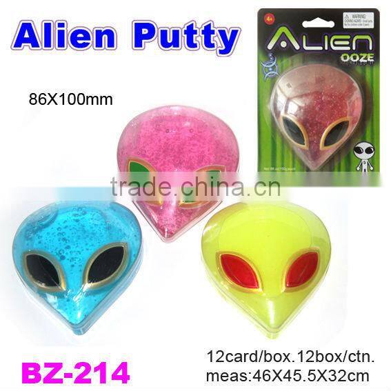 Glow in the dark alien slime toys