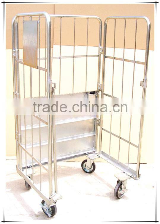 Powder Coated Folding Roll Container For South Koera And Japan