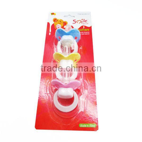 3PC Silicone Baby Pacifier Wholesale Pacifier