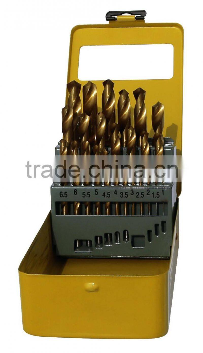 25pc High Quality HSS Steel Drill Bit Set
