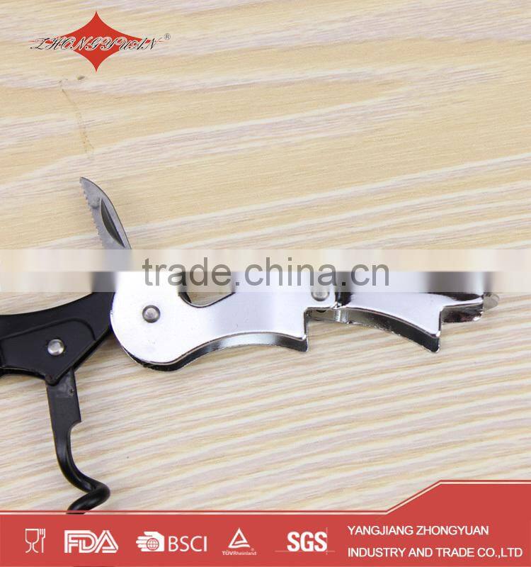 Promotional funny metal wine corkscrew wine opener