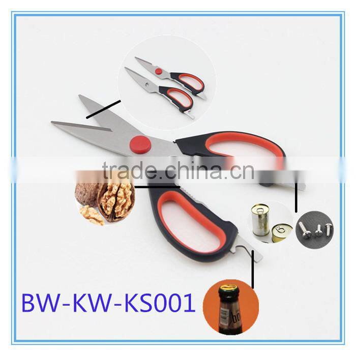 Heavy Duty Poultry Scissors Multifunction Kitchen Scissors With Soft Rubber Grips