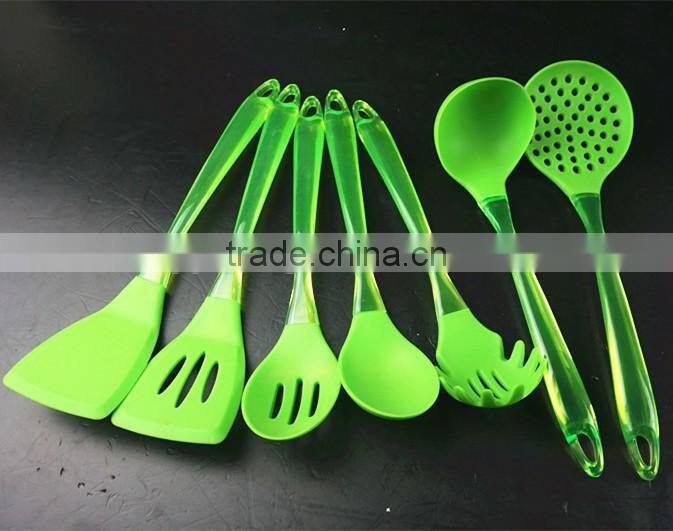 33059 silicone Kitchen Cooking Utensils with ps handle