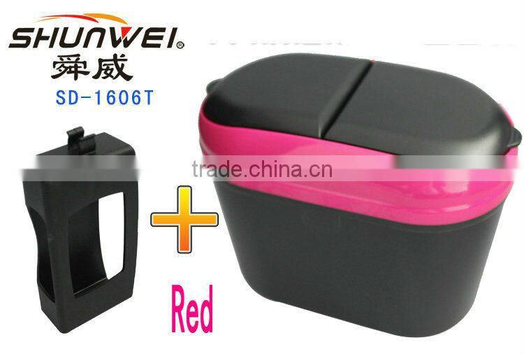 Ningbo manufactory produce car auto plastic door dustbin garbage box