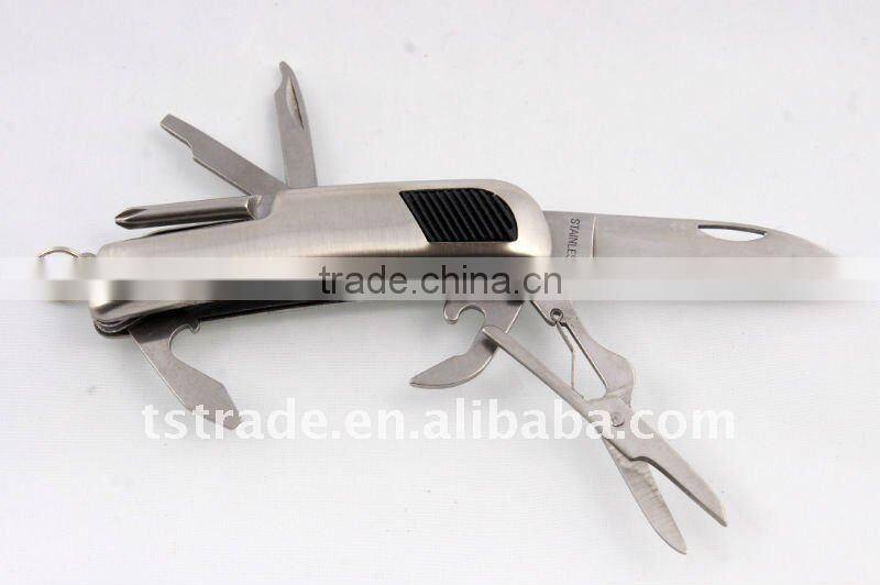 2014 Promotion mini multi function pocket LED gift tool knife K3007A-1.