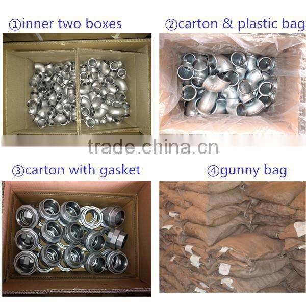 Good quality malleable iron gi fittings union