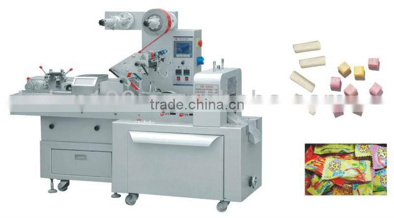 hot sales Automatic Cutting and Pillow Packing Machine,chewing gum packing machine