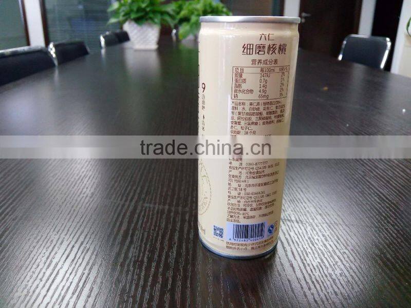 Jiuren grinded walnut milk 240ml canned soft drink