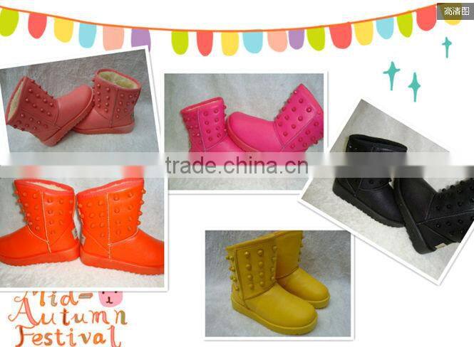 kid fashion snowshoes slipper/baby shoes wholesale3