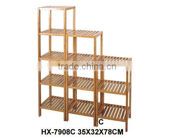bamboo display shelf