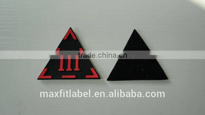 2017 cheap good quality custom pvc rubber 3d patch