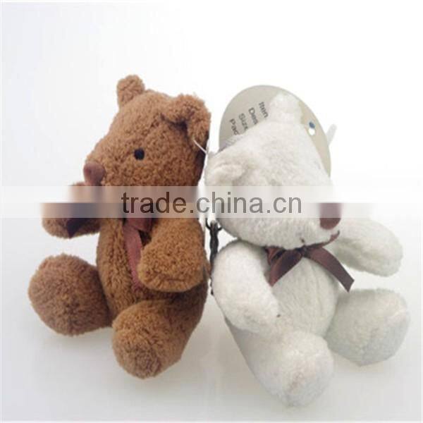 Mini lovely animal keychain chinese new year plush toy monkey