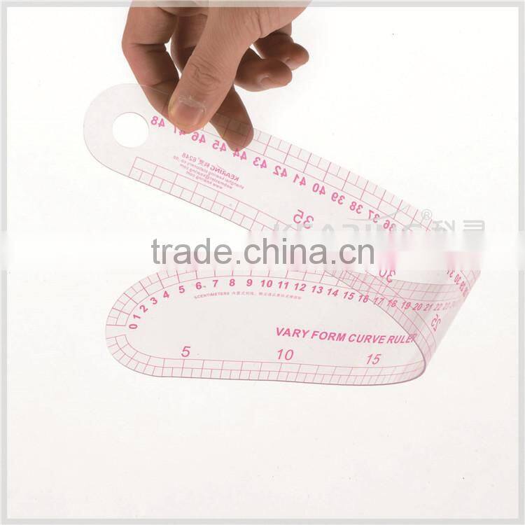Kearing Aluminum garment curve ruler 48cm metal VARY FORM SEWING RULER # 6248A