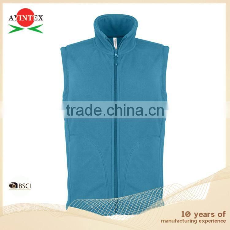 Manufacturer Men's polar fleece sleeveless vest