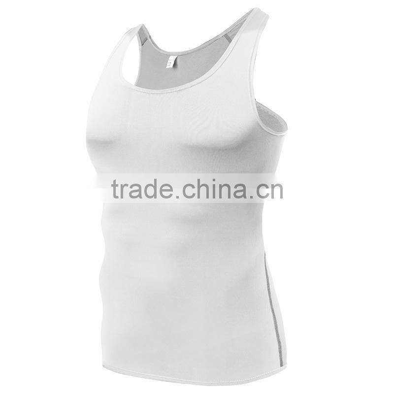 Trendy design quick dry gym fitness mens sports tank tops