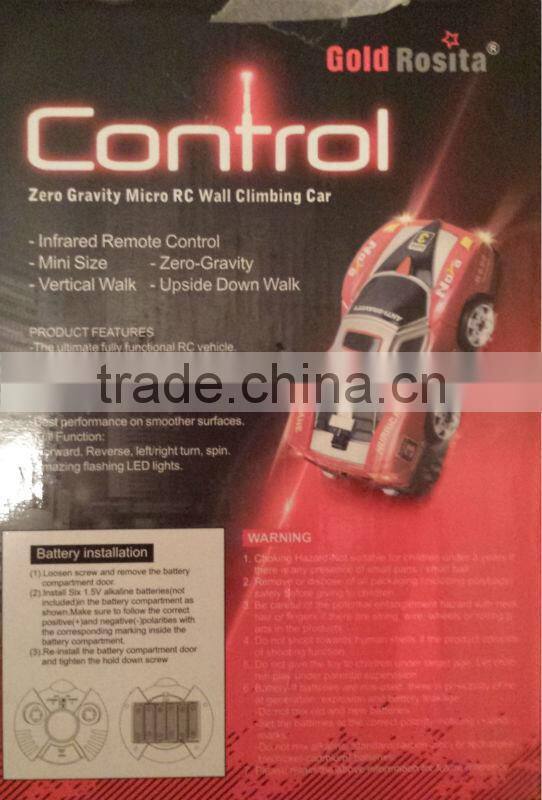 BHND92441 New Mini remote Car Wall Climbing Car toys