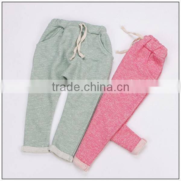 2016 custom cheap long kids sweat pants kids
