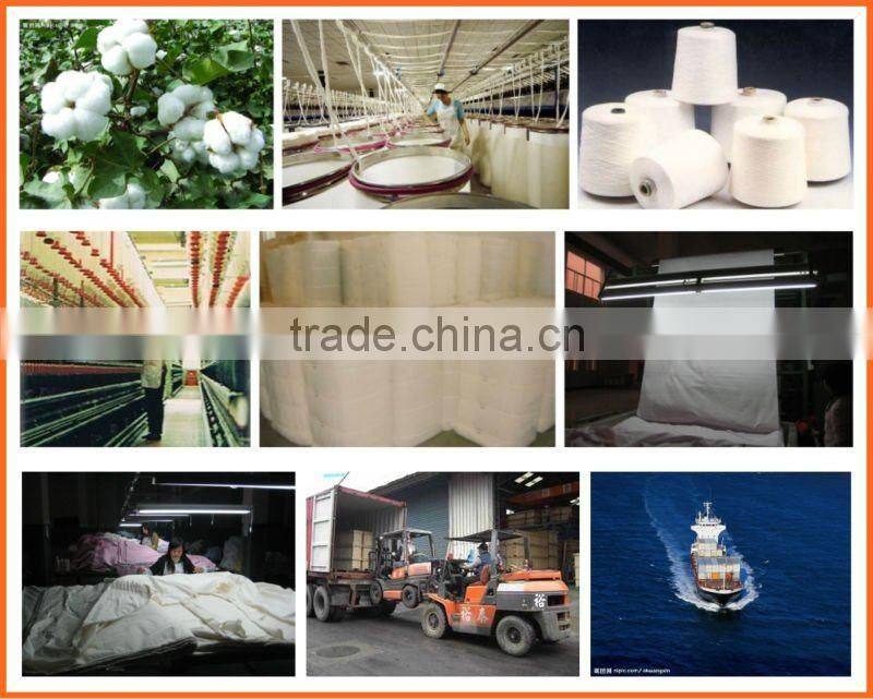 cotton polyester stripe woven fabric