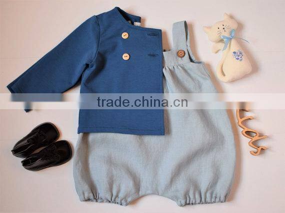 Hot selling fancy kids clothing plain wholesale bubble newborn baby clothes romper