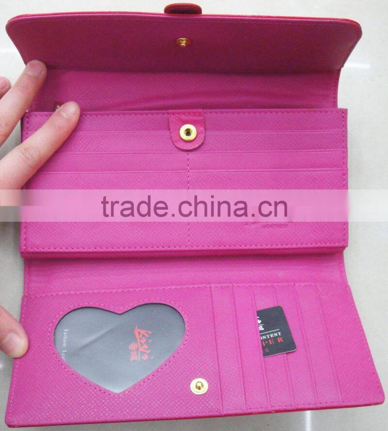 Fashion new croco cowhide Genuine leather popular wallet