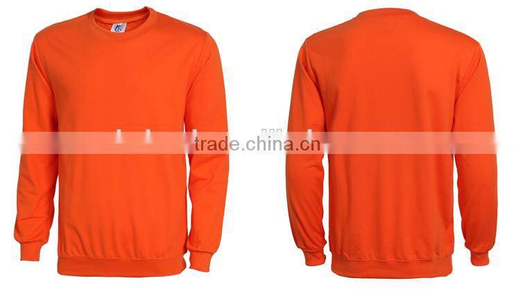High quality 100% Cotton solid crewneck Sweatshirt blank sweatshirt wholesale made in Jiangxi