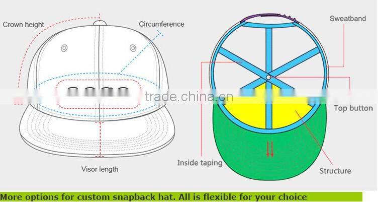 High quality snapback cap blank snapback hats cheaper wholesale