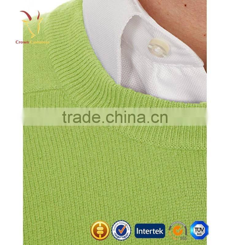 Hand Knitted Pullover Fashion Blended Knitting Men Sweater