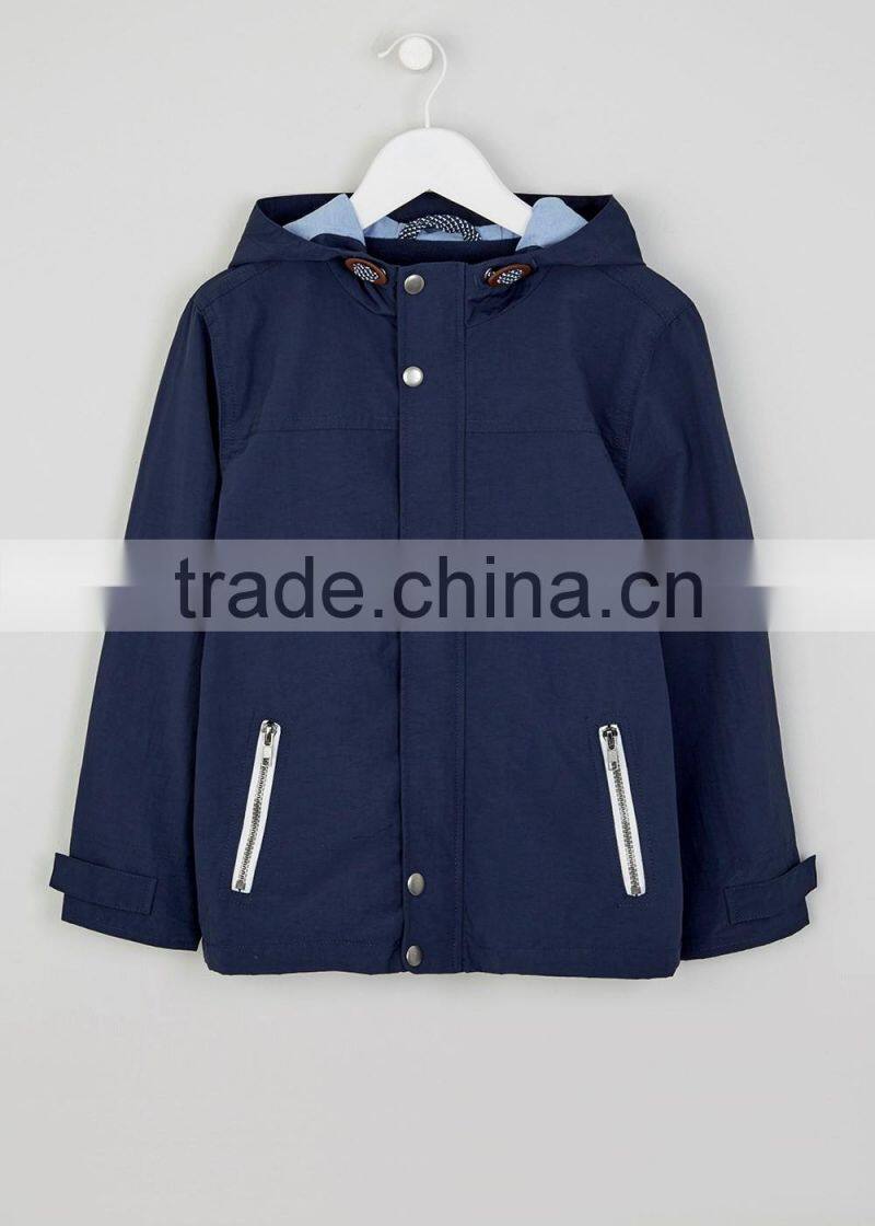 boys lightweight luxury satin snowboard hooded jacket for 3-13 years old