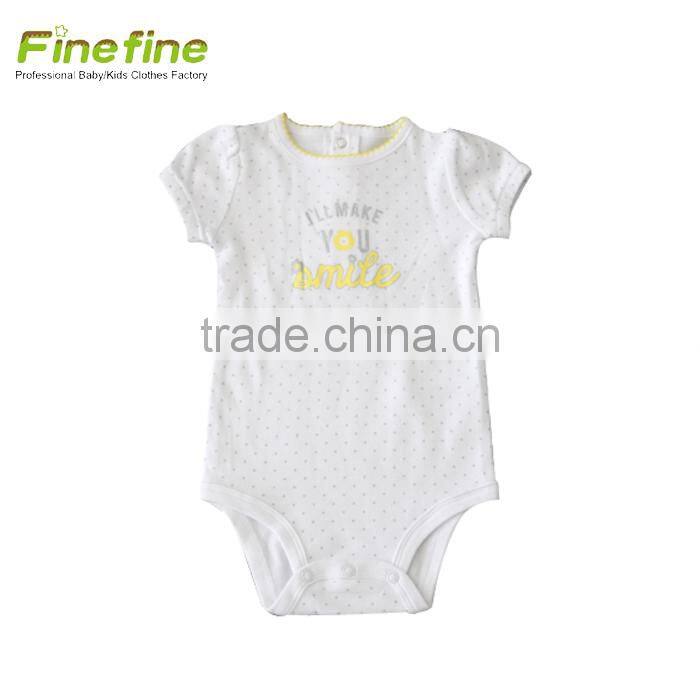Wholesale Baby Bodysuit 2017 Fashion Baby Clothes Romper Baby Clothes