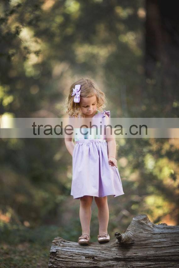 Wholesale Clothing Floral Sundress Baby Girl Party Dress Children Frocks Designs