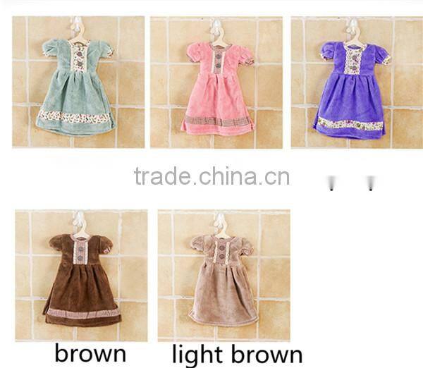 Hot sale new arrival microfiber material fashion lovely skirt design bath hand towels,Bath towel