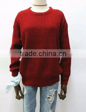 Runwaylover New Fashion 2017 Ladies Custom Knitted Pullover Sweaters