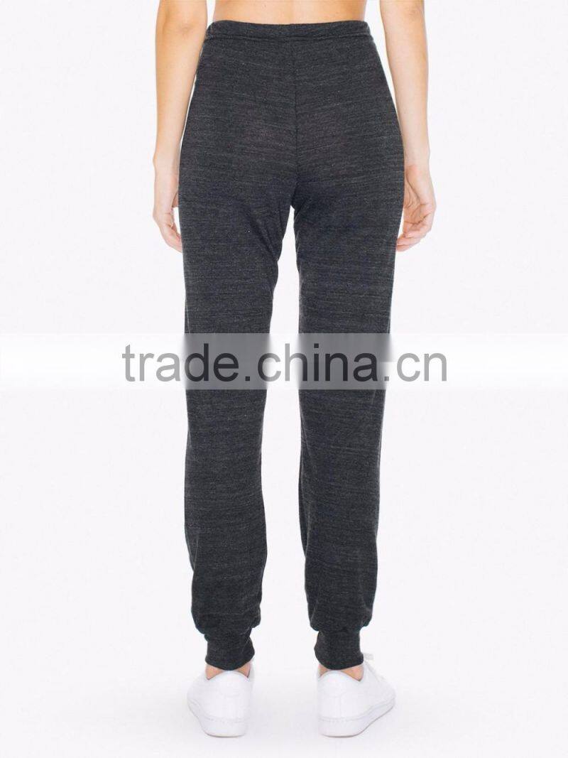 High-waist fitted leg sweat pants lightweight casual pants for women 2016