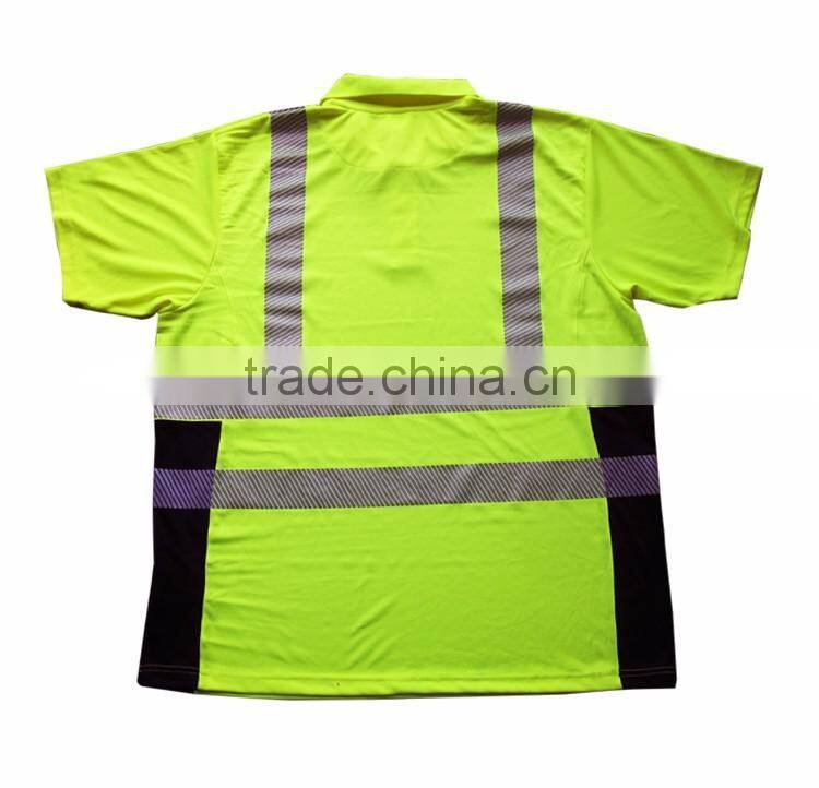 High visibility heat transfer tape eyesbird hi vis reflective polo shirt