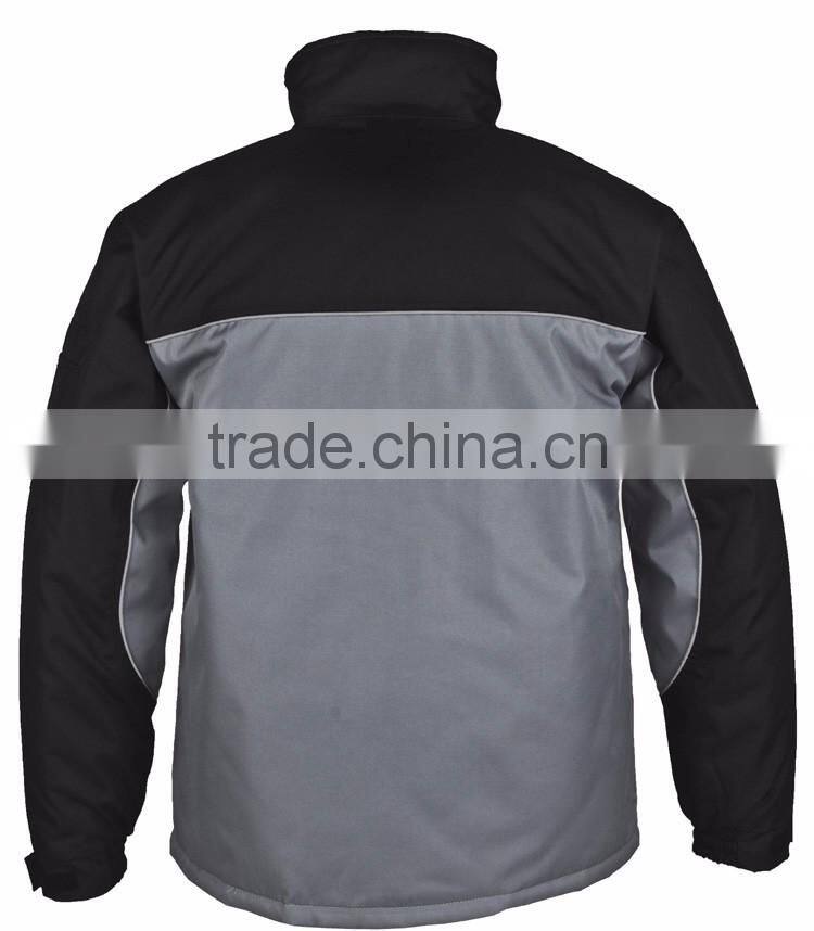 EN343 custom work wear mens waterproof winter parka jacket with seam tape