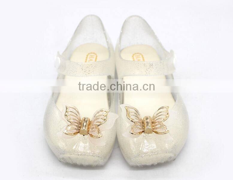 Butterfly kids jelly shoes, mini melissa butterfly shoes