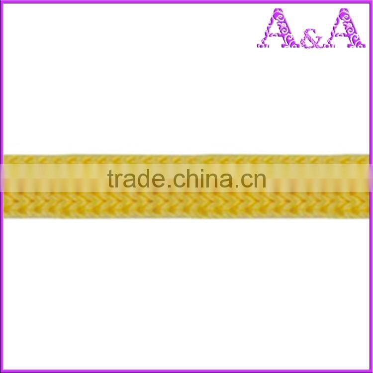 2017 latest 4mm - 64mm 3-strand twist floating yellow color synthetic polypropylene PP rope for electricity