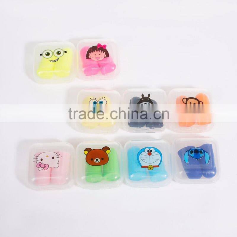 Bulk Sale Travel Sleep Noise Hearing Protection Sponge Soft Foam Earplugs