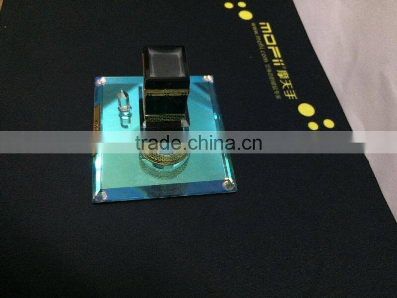 Saudi Building Black Optic Crystal Kaaba With 24K Gold Plated Metal For Muslim Souvenirs